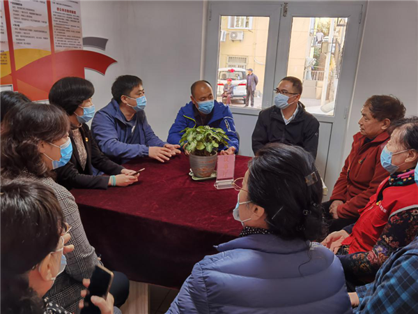 市北區(qū)即墨路街道“中青班”進網(wǎng)格，服務群眾“零距離”