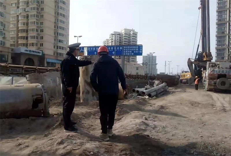  青島市北區(qū)加快推進(jìn)建筑工程項(xiàng)目進(jìn)程疫情防控安全生產(chǎn)兩手抓齊步走